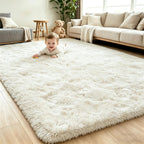 Fluffy Thick Large Rugs Living Room