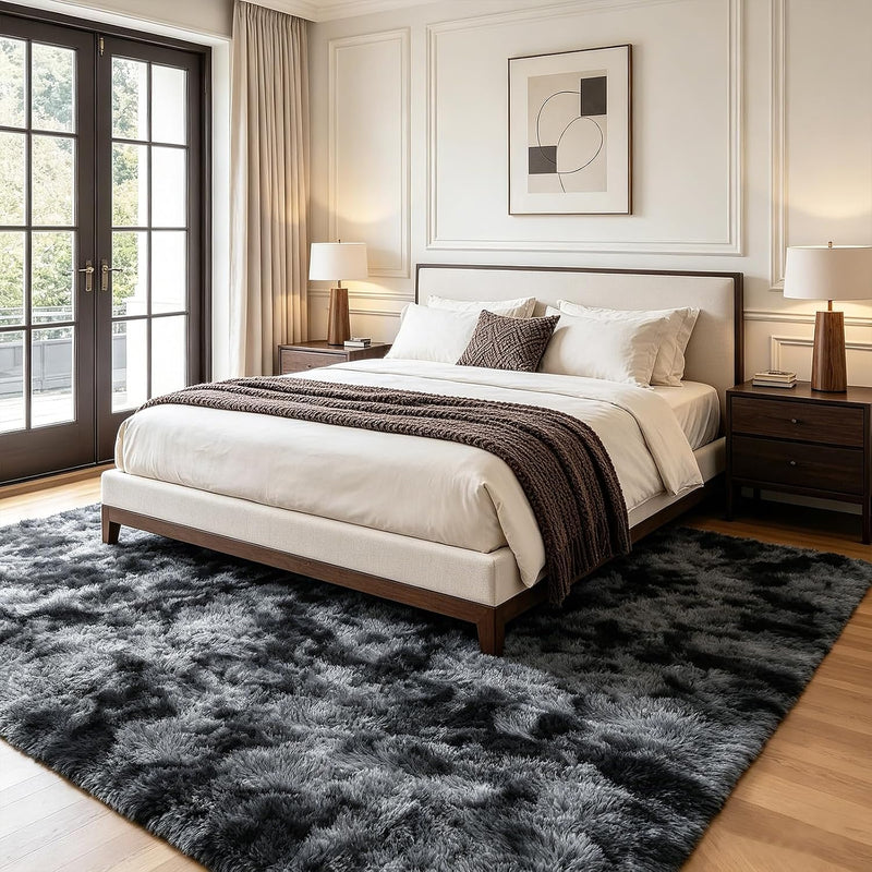 Fluffy Thick Large Rugs Living Room