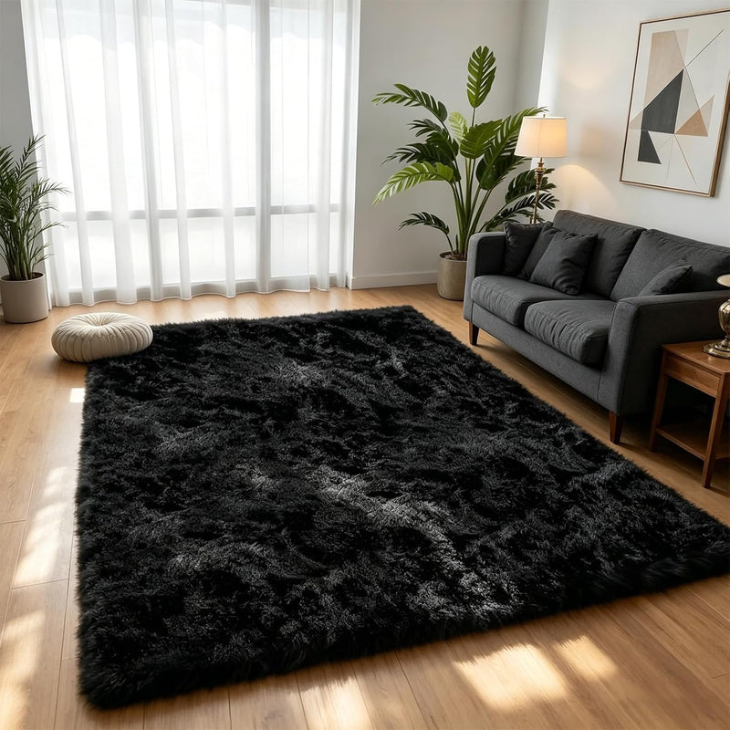 Fluffy Thick Large Rugs Living Room