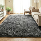 Fluffy Thick Large Rugs Living Room