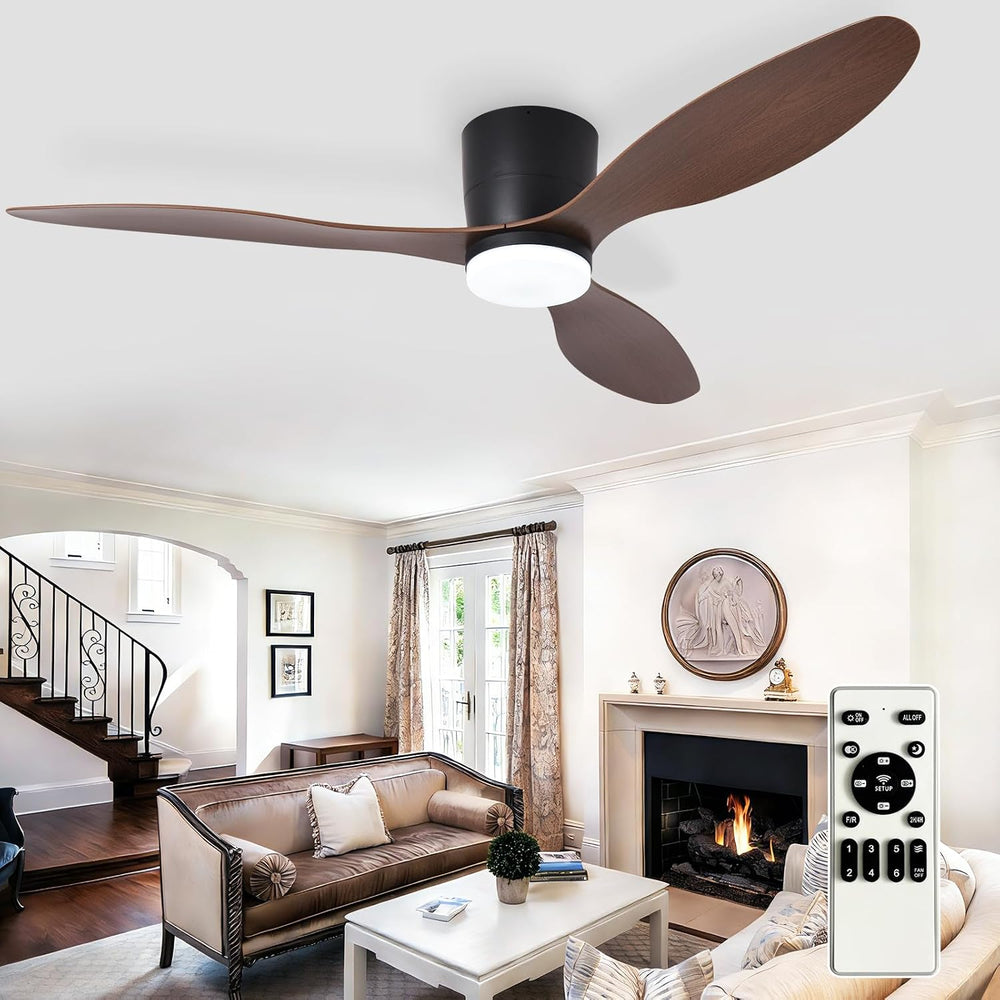 Flush Mount Ceiling Fan: 42-Inch Fans with Lights