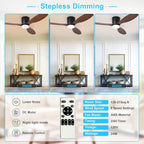 Flush Mount Ceiling Fan: 42-Inch Fans with Lights