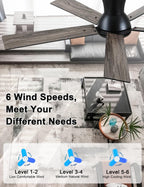 Flush Mount Ceiling Fan with Light