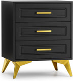 Bedside Table with 2 Drawers Nightstand for Bedroom