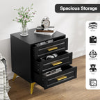 Bedside Table with 2 Drawers Nightstand for Bedroom