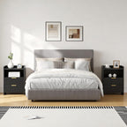 Bedside Table with 2 Drawers Nightstand for Bedroom