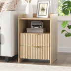 Bedside Table with 2 Drawers Nightstand for Bedroom