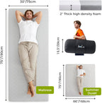 Foam Camping Mattress with Storage Bag