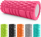 Foam Roller with 3 Resistance Level Bands Lightweight