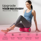 Foam Roller with 3 Resistance Level Bands Lightweight
