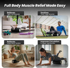 Foam Roller with 3 Resistance Level Bands Lightweight