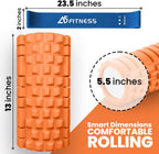 Foam Roller with 3 Resistance Level Bands Lightweight