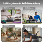 Foam Roller with 3 Resistance Level Bands Lightweight