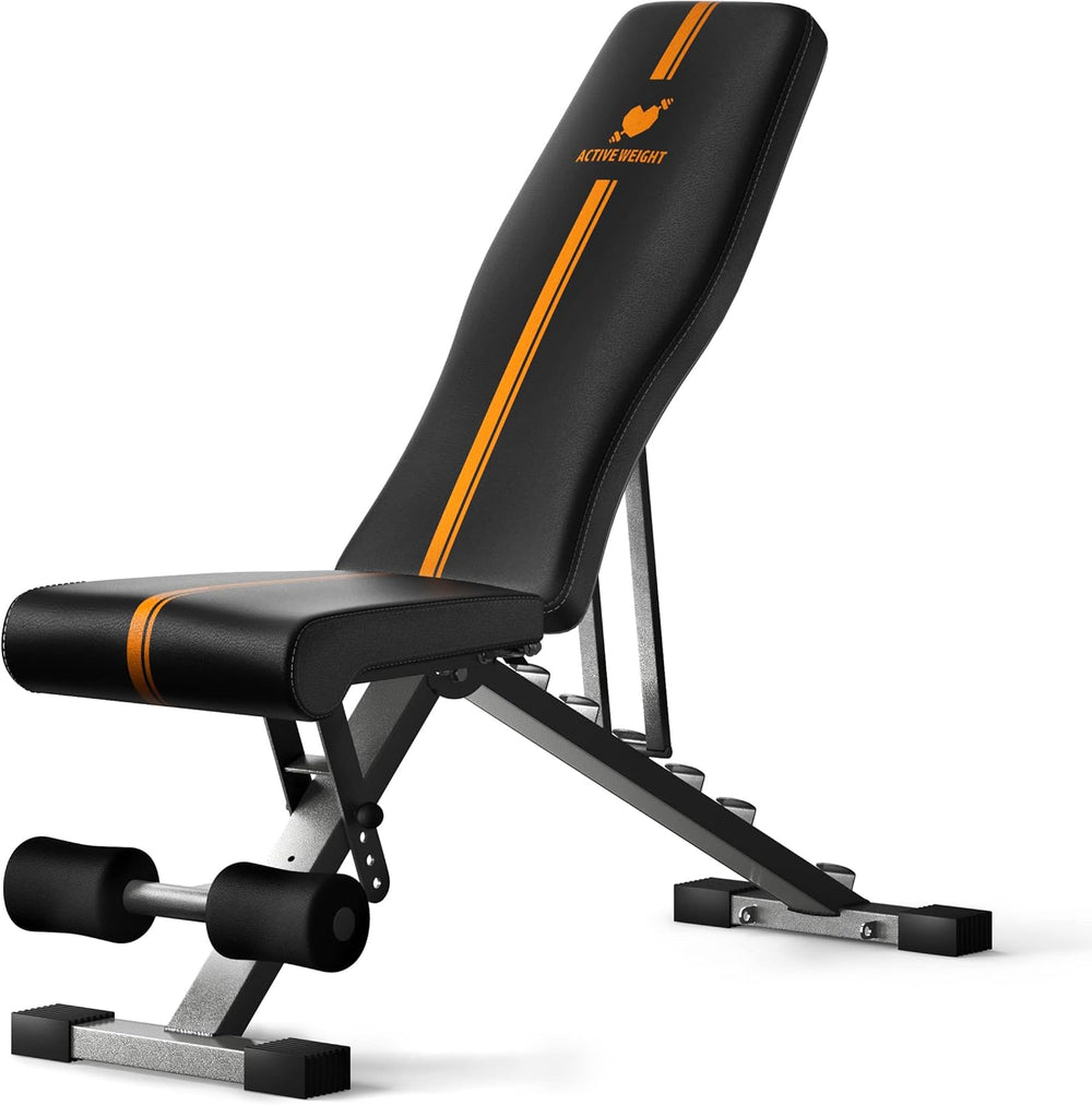 Foldable Adjustable Weight Bench
