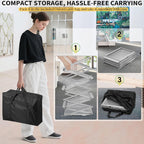 Foldable Aluminium Brochure Stand with 6 Pockets Portable