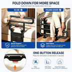 Foldable Bed Rails for Elderly Adults Adjustable Assist