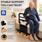 Foldable Bed Rails for Elderly Adults Adjustable Assist