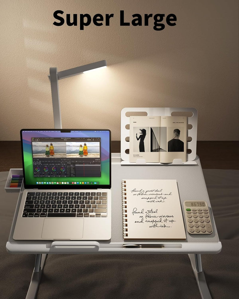 Laptop Bed Tray Desk with LED Light Xx-Large