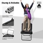 Foldable Corduroy Accent Chair Hand Carry Tub 55CM
