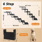 Foldable Dog Steps Pet Stairs for Cars Suvs