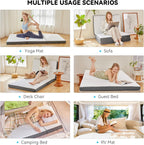 Foldable Folding Mattress Tri-Fold Memory Foam with Washable