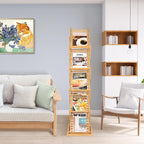 Foldable Magazine Rack Floor Stand Brochure Display Literature