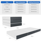 Foldable Mattress 10CM Folding Memory Foam
