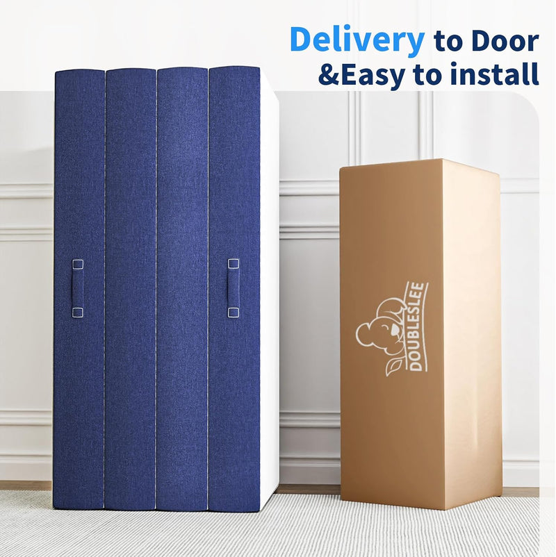 Foldable Mattress 4-Fold 90x190x15CM 6 Inch Folding