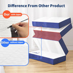 Foldable Mattress 4-Fold 90x190x15CM 6 Inch Folding
