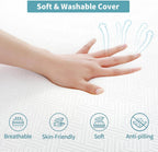 Foldable Mattress 4-Fold 90x190x15CM 6 Inch Folding