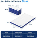 Foldable Mattress 4-Fold 90x190x15CM 6 Inch Folding