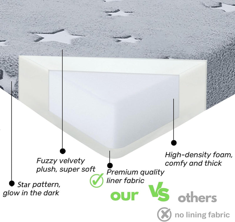 Foldable Mattress for Kids Glow in the Dark