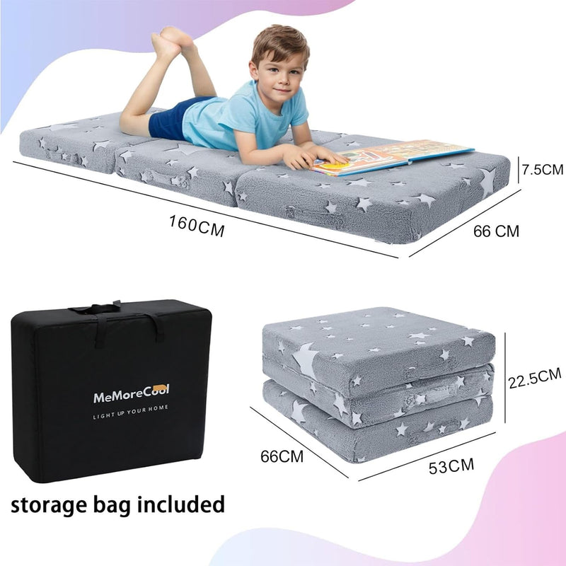 Foldable Mattress for Kids Glow in the Dark