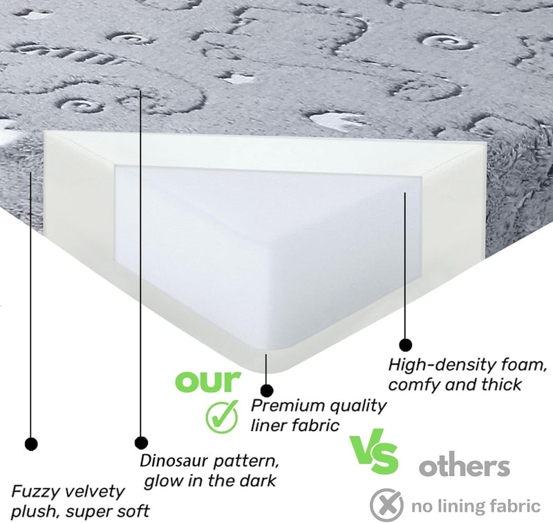 Foldable Mattress for Kids Glow in the Dark
