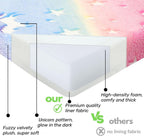 Foldable Mattress for Kids Glow Stars Toddler Chair