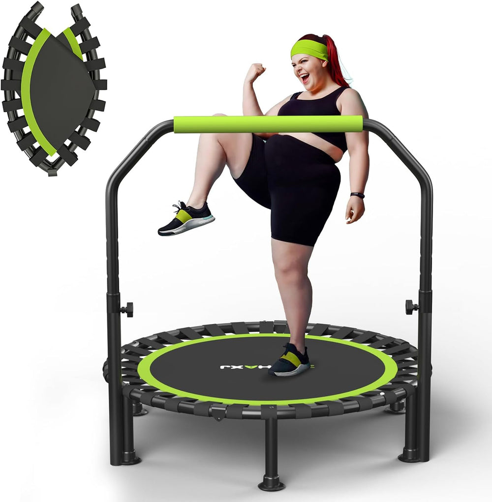 Foldable Mini Trampoline 40" Rebounder for Adults Kids