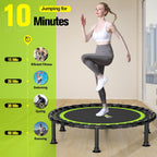 Foldable Mini Trampoline 40" Rebounder for Adults Kids