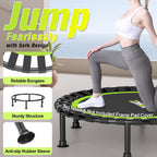 Foldable Mini Trampoline 40" Rebounder for Adults Kids