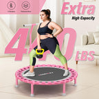 Foldable Mini Trampoline 40" Rebounder for Adults Kids