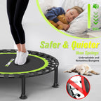 Foldable Mini Trampoline 40" Rebounder for Adults Kids