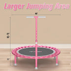 Foldable Mini Trampoline 40" Rebounder for Adults Kids