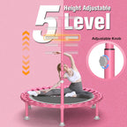 Foldable Mini Trampoline 40" Rebounder for Adults Kids