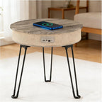 Foldable Multi-Function Coffee Music Table 10W Wireless Charging