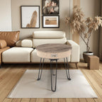 Foldable Multi-Function Coffee Music Table 10W Wireless Charging