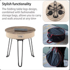 Foldable Multi-Function Coffee Music Table 10W Wireless Charging
