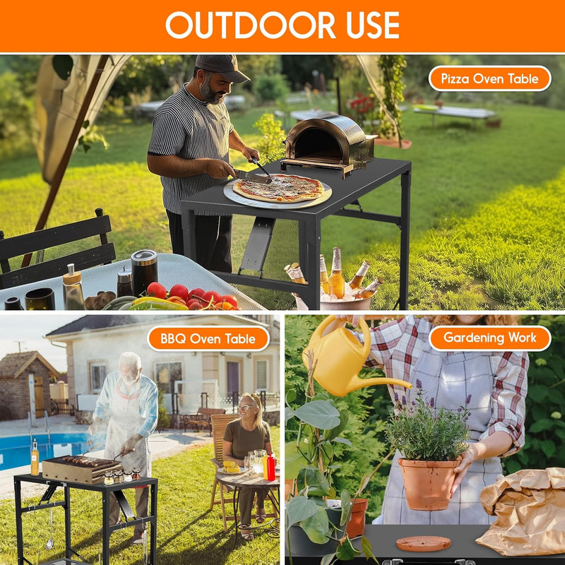 Foldable Pizza Oven Table