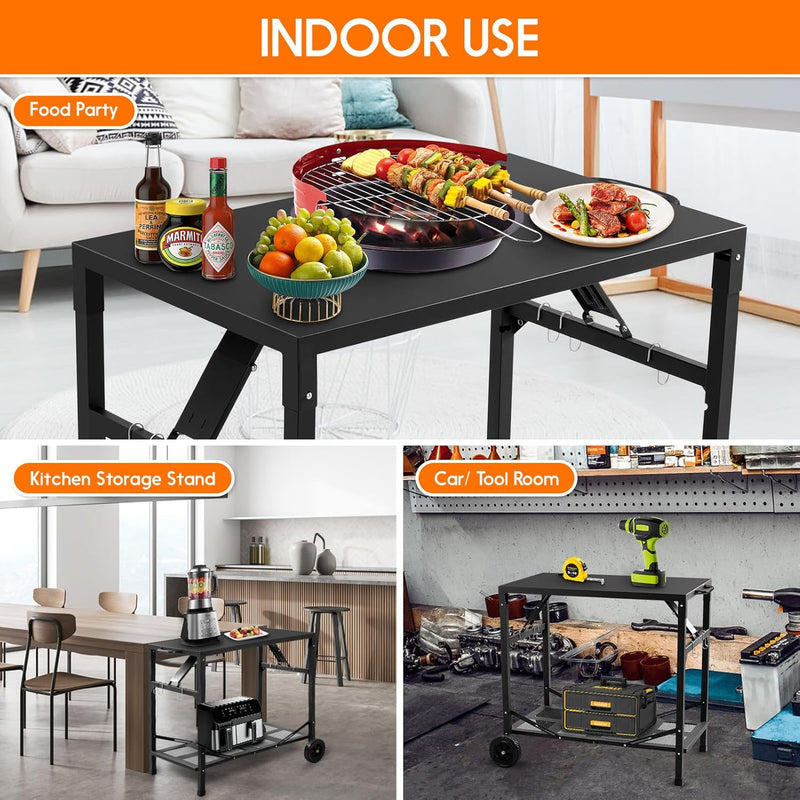 Foldable Pizza Oven Table