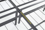 Foldable Platform Bed Frame Tool-Free Assembly Under-Bed Storage