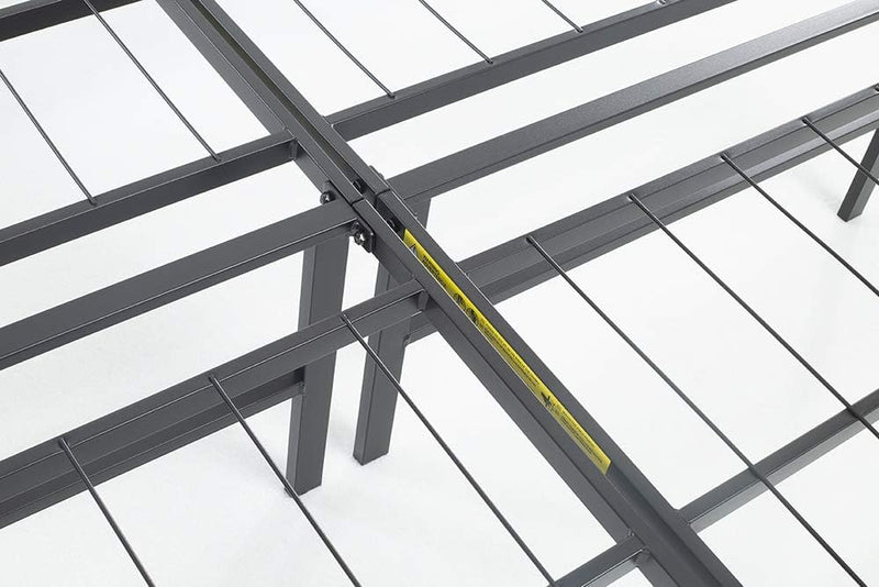 Foldable Platform Bed Frame Tool-Free Assembly Under-Bed Storage