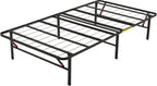 Foldable Platform Bed Frame Tool-Free Assembly Under-Bed Storage